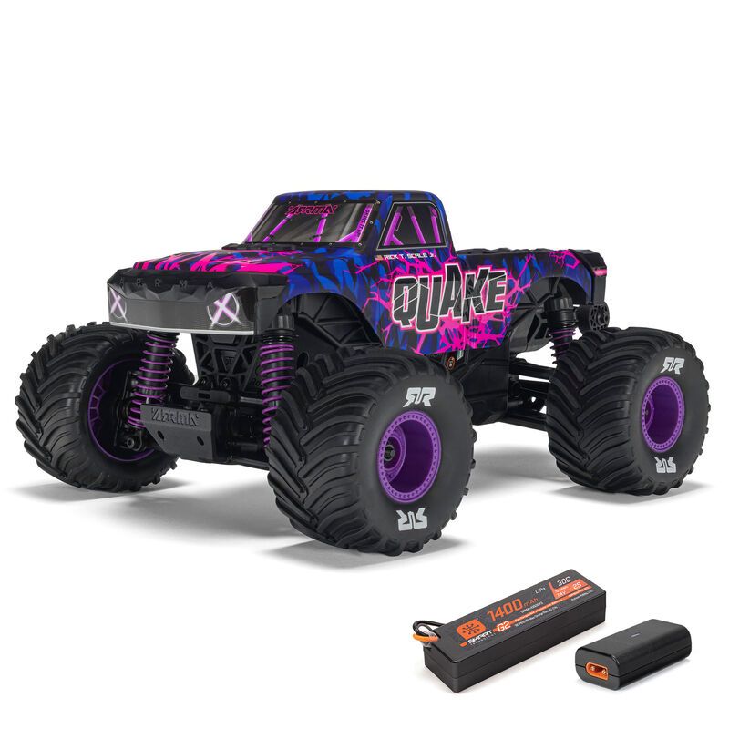 Arrma 1/16 QUAKE GROM Brushed 4x4 RTR (B&C Incl) Purple