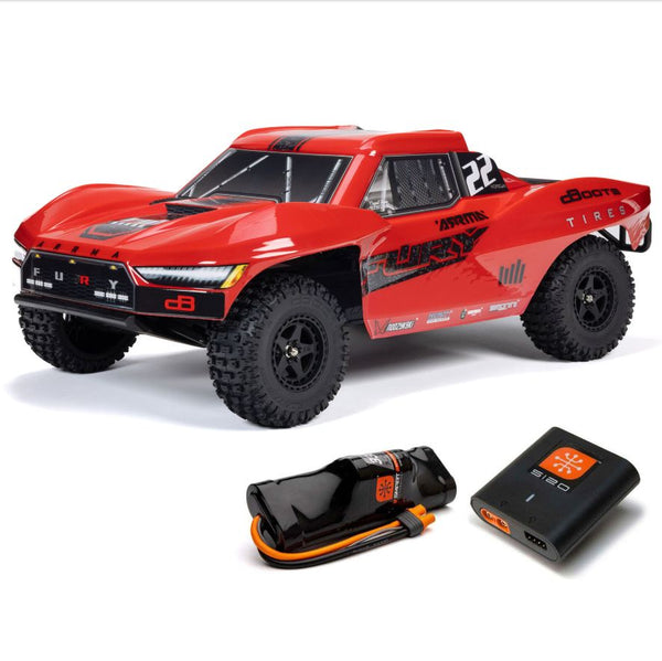 Arrma 1/10 FURY 2wd Short Course Truck RTR - Red