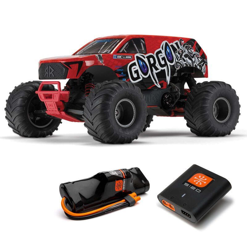Arrma 1/10 GORGON 2wd Monster Truck RTR - Red
