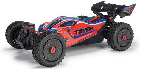 Arrma 1/8 TYPHON 4x4 223S Brushless Buggy RTR with DSC - Red