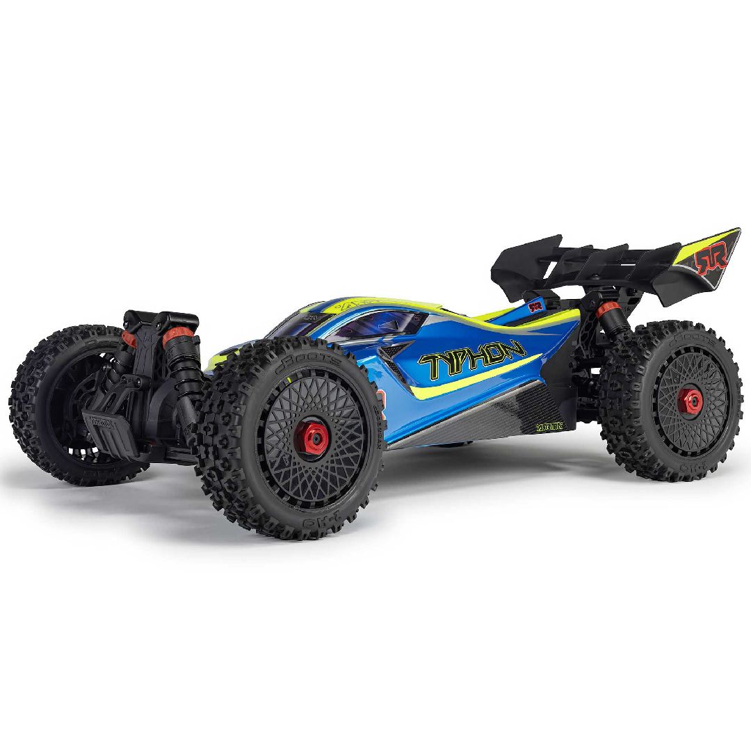 Arrma 1/8 TYPHON 4x4 223S Brushless Buggy RTR with DSC - Blue