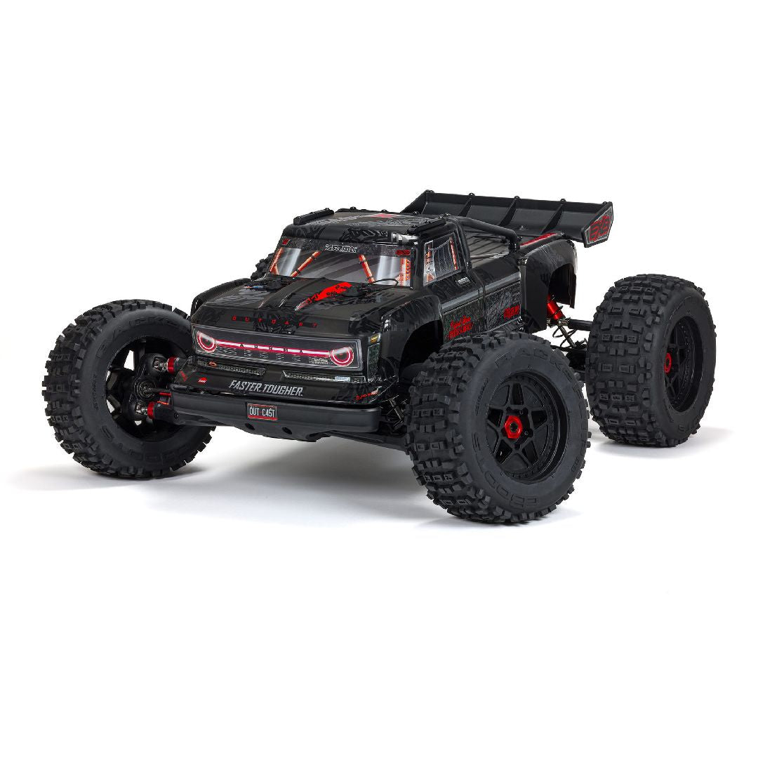 Arrma 1/5 OUTCAST BL-8S 4x4 Stunt Truck RTR - Black