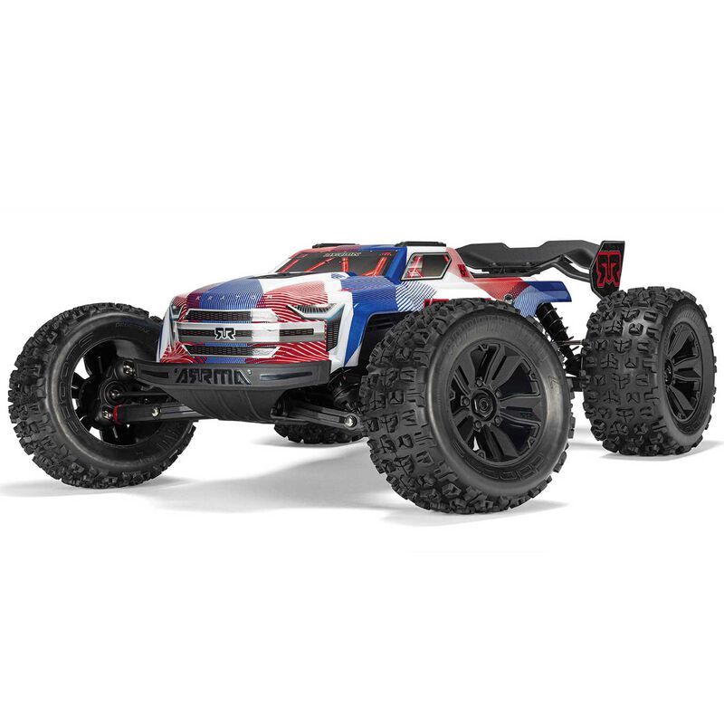 Arrma 1/8 KRATON 4x4 BL-6S Speed Truck RTR - Blue/Red