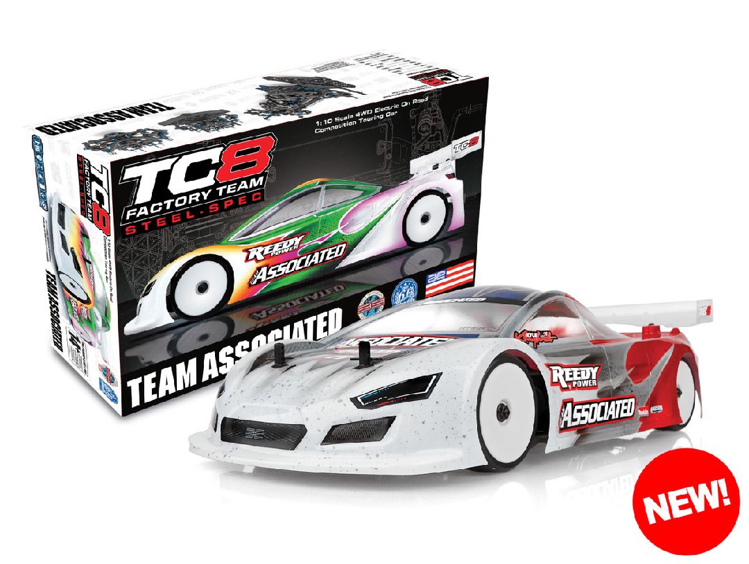 Team Associated 1/10 TC8 Steel-Spec Team Kit