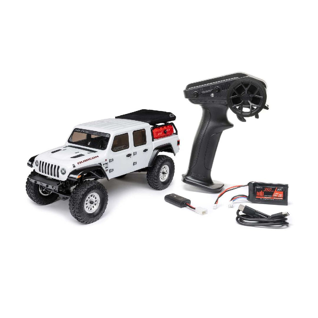 Axial 1/24 SCX24 Jeep Gladiator 4x4 RTR - White