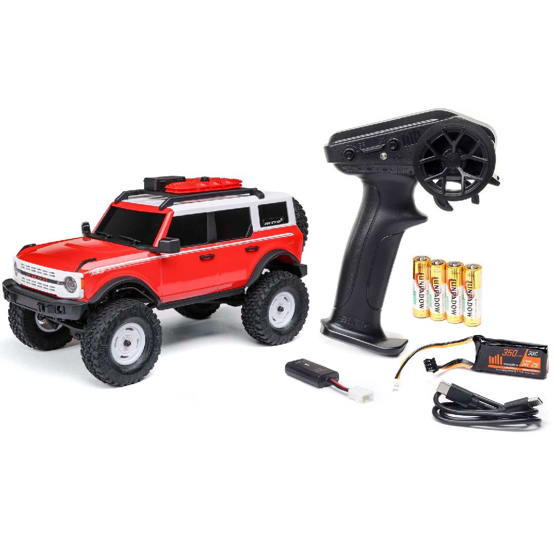 Axial 1/24 SCX24 Ford Bronco Heritage Edition 4x4 RTR - Red