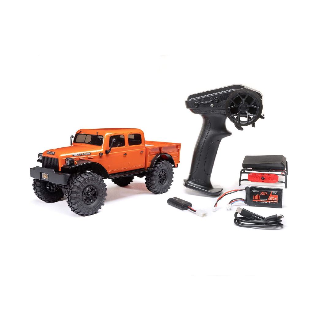 Axial 1/24 SCX24 1940s 4 Door Dodge Power Wagon 4x4 RTR - Orange