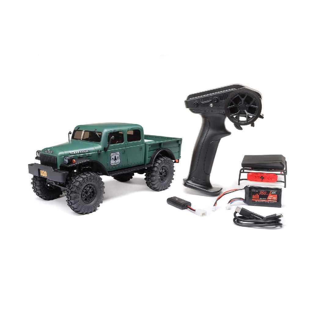 Axial 1/24 SCX24 1940's 4 Door Dodge Power Wagon 4x4 RTR - Green