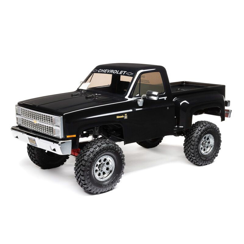 Axial 1/10 SCX10 III Base Camp Chevy K10 Brushed 4x4 RTR -Black