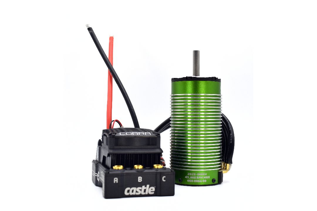 Castle Creations Cobra 5, 8S ESC, 20A PEAK BEC w/2028-800KV