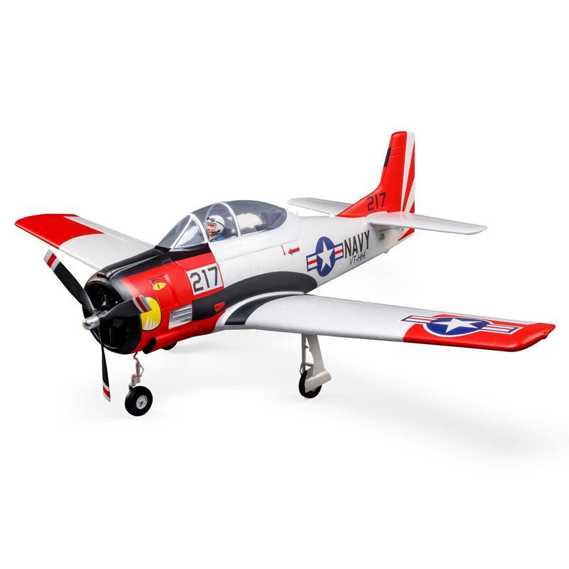 E-Flite T-28 Trojan 1.2m with Smart BNF Basic-