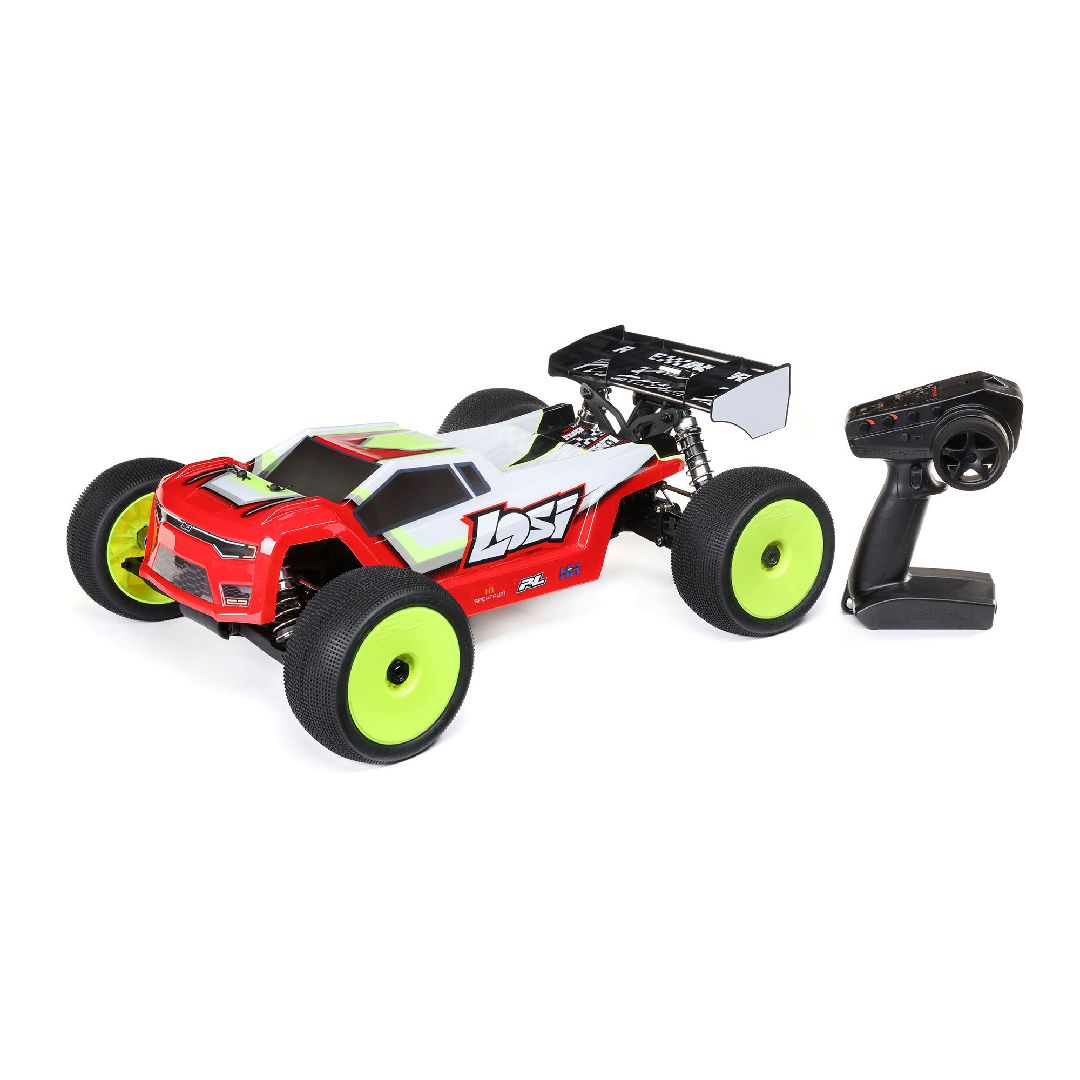 Losi 1/8 8IGHT-XTE Race Truggy Brushless 4X4 RTR - Clear