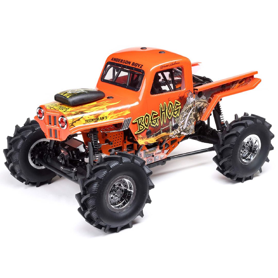 Losi 1/8 LMT Bog Hog Mega Truck Brushless 4X4 RTR - Orange