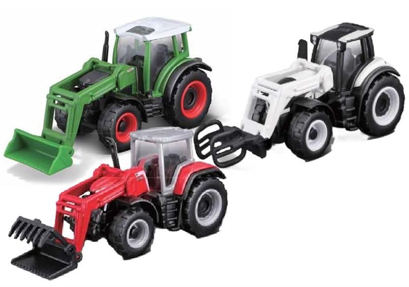 Maisto Mini Work Machines Tractor + Frontloader Asmt. (48 pack)