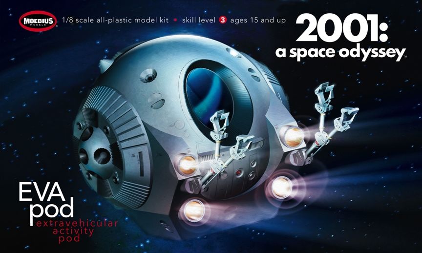 Moebius 2001 Space Odyssey EVA Pod 1/8 Model Kit