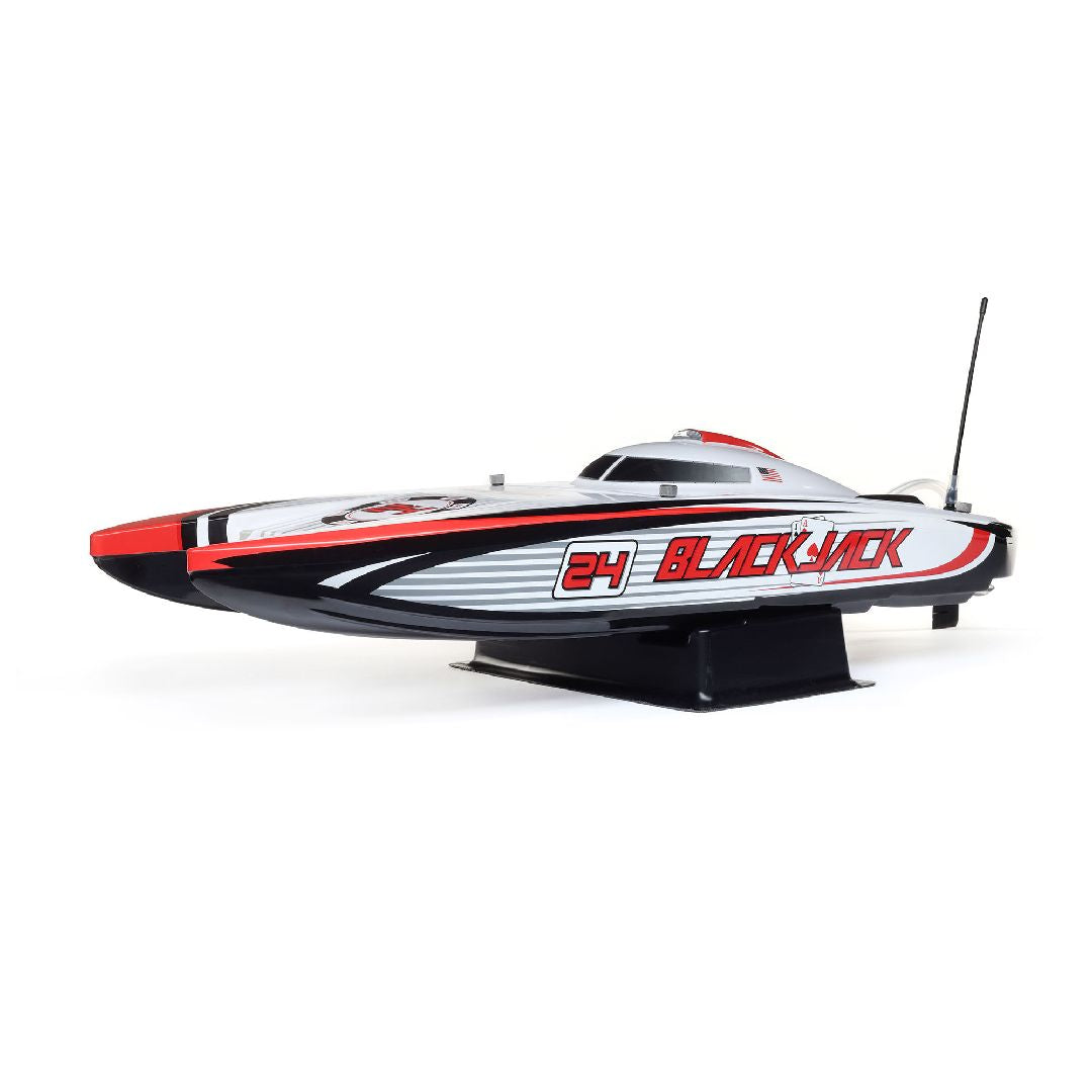 Pro Boat Blackjack 24" V2 Catamaran BLX, Vegas Offshore RTR