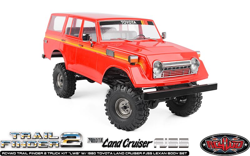 RC4WD 1/10 Trail Finder 2 LWB 1980 Toyota Land Cruiser 4x4 Kit