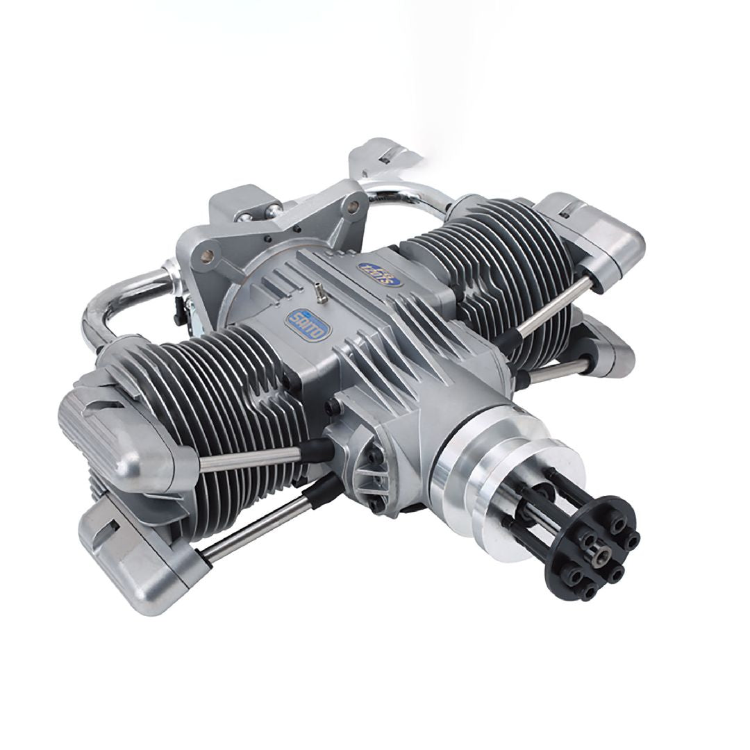 Saito Engines FG-120TS 120cc 4-Stroke Twin-Cyl Gas Engine