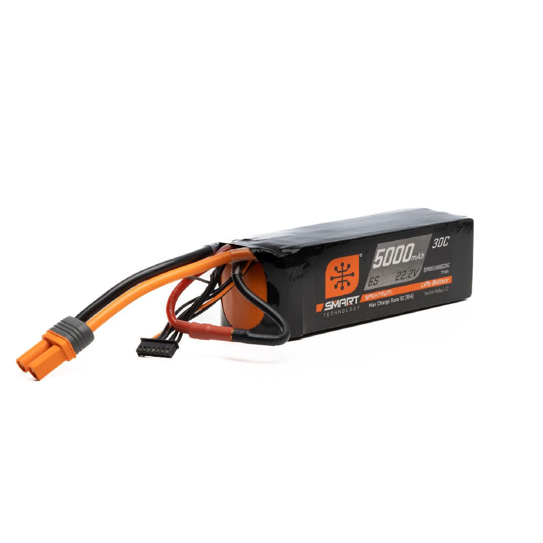 Spektrum 5000mAh 6S 22.2V Smart LiPo 30C; IC5