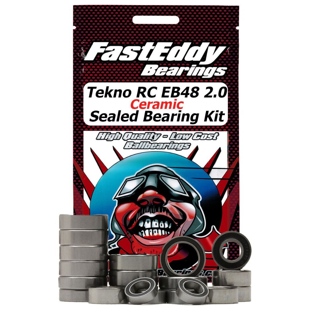 Fast Eddy Tekno RC EB48 2.0 Ceramic Sealed Bearing Kit