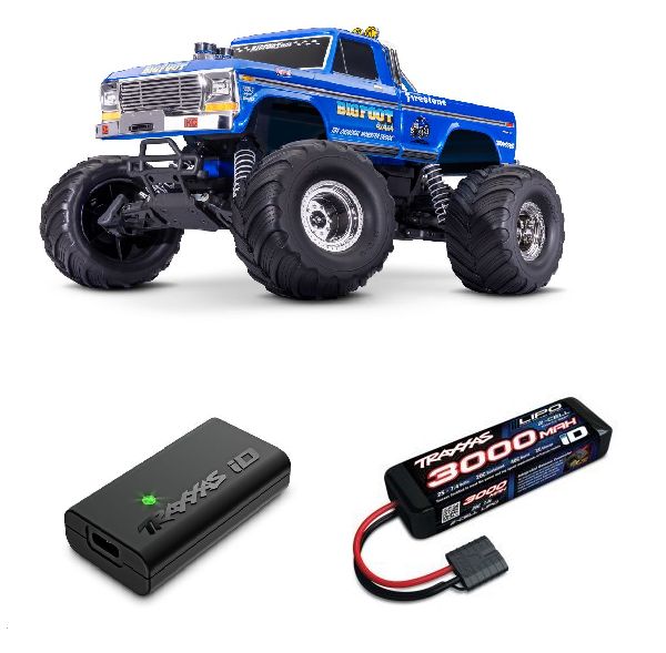 Traxxas 1/10 Monster Truck 2wd RTR - Bigfoot w/ Charger&Battery