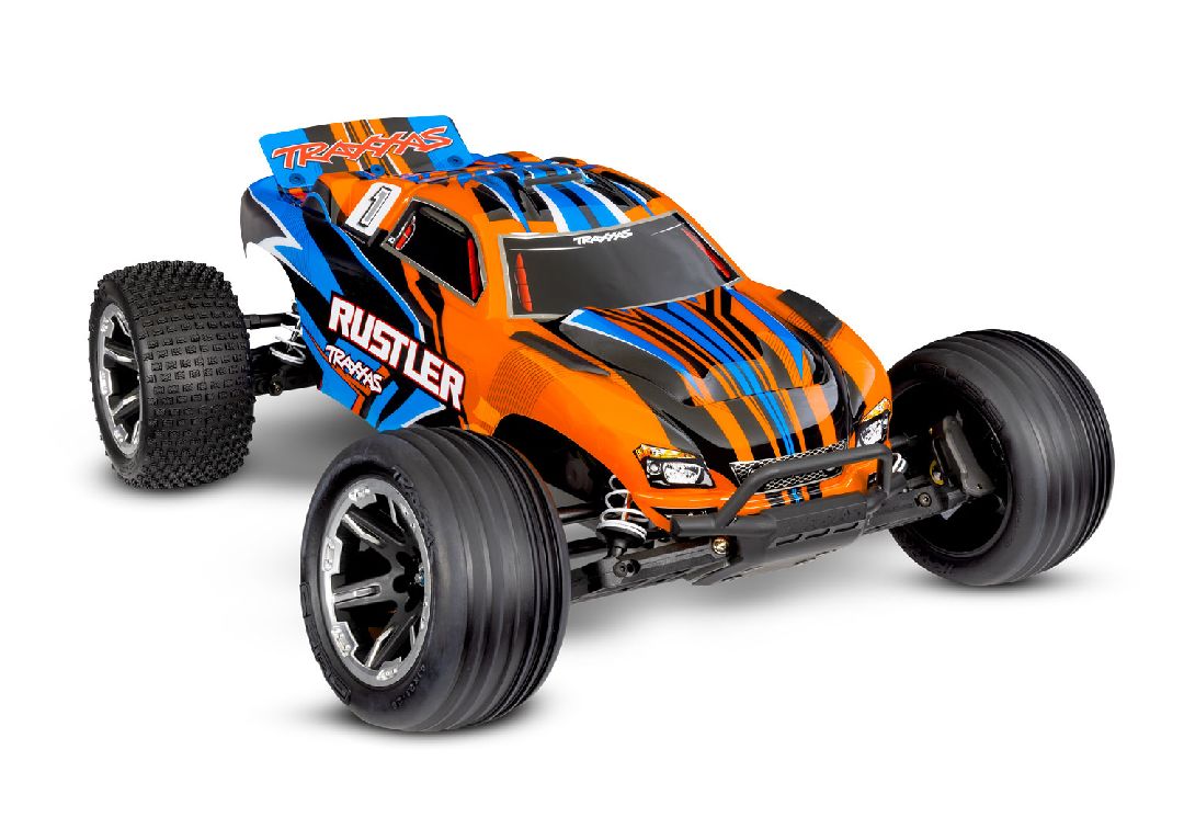 Traxxas 1/10 Rustler ExtremeHD 2wd RTR - Orange