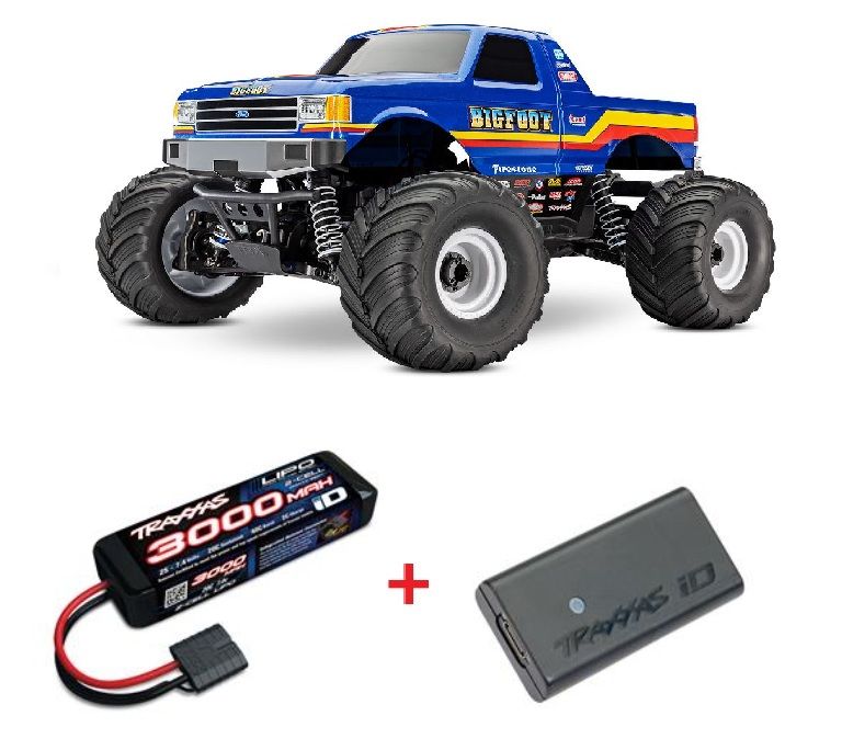 Traxxas 1/10 F-150 BL-2S 4X4 RTR - Bigfoot w/ Charger & Battery