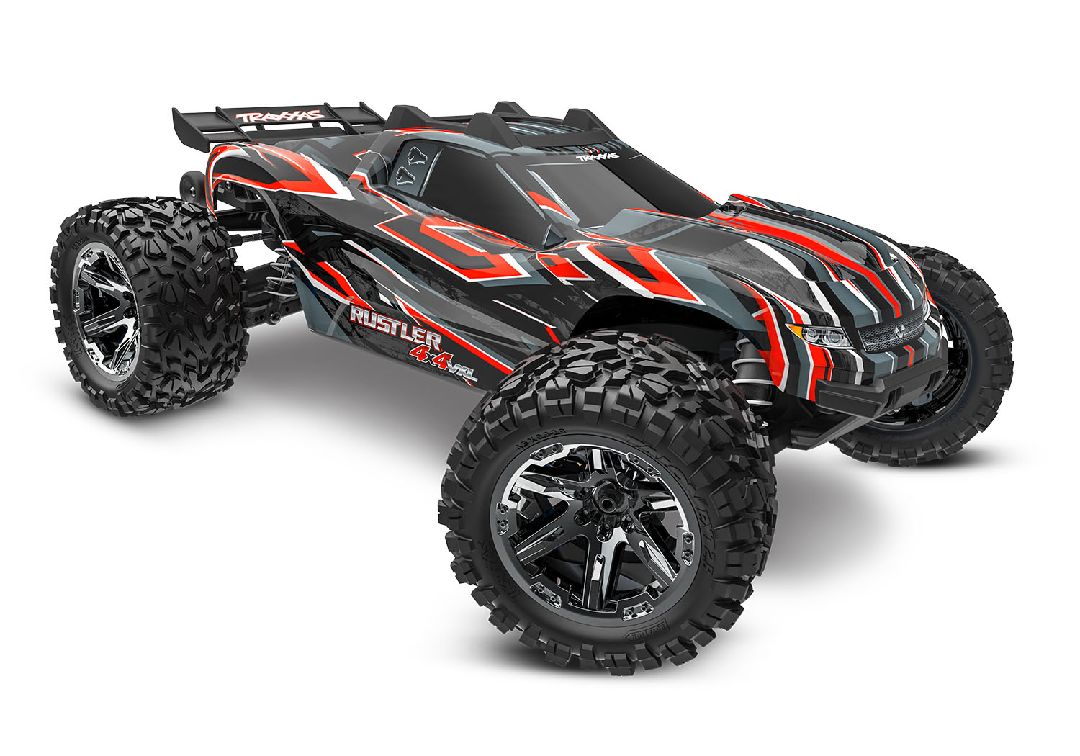 Traxxas 1/10 Rustler VXL 4x4 RTR - Red