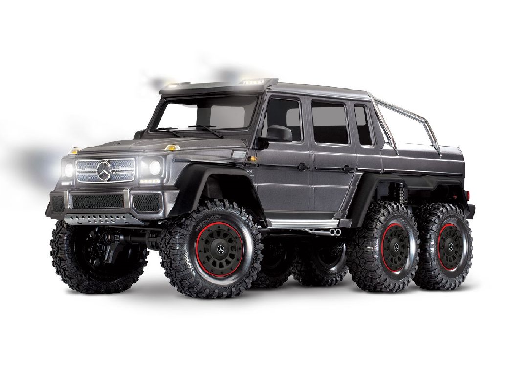 Traxxas 1/10 TRX-6 Mercedes Benz G63 AMG 6x6 RTR - Silver