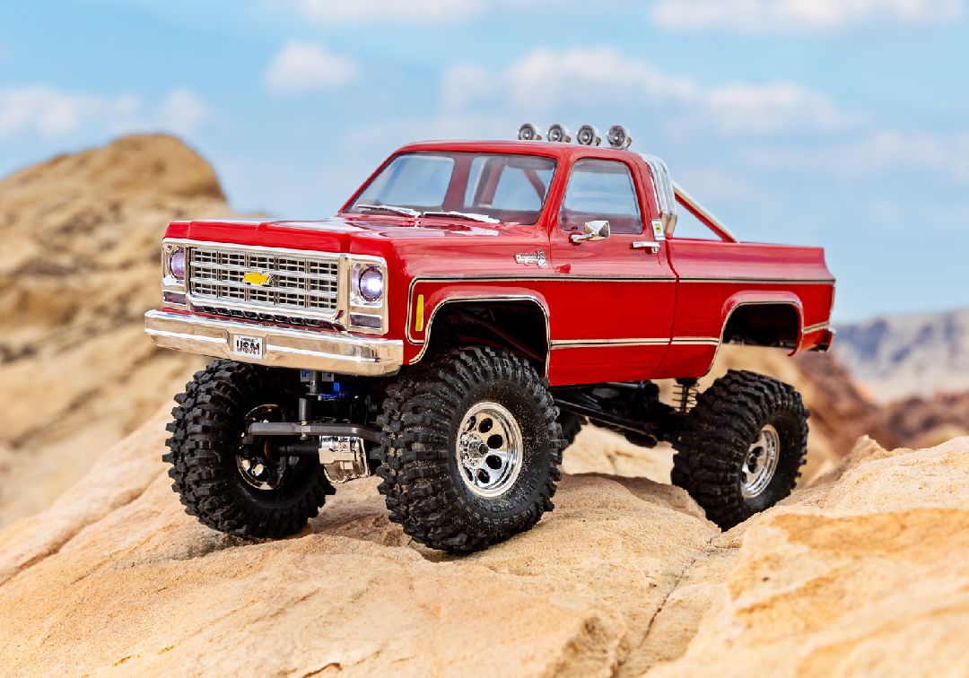 Traxxas 1/18 TRX-4M Chevrolet K10 High Trail 4x4 RTR - Red